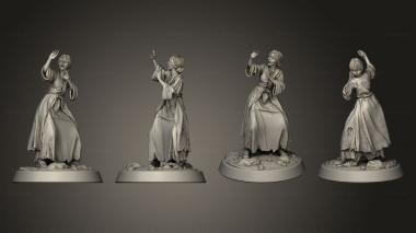 Figurines of people Terrified Woman 3d model