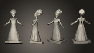 Figurines of people Bride frankenstein frankenstein figure 3d model