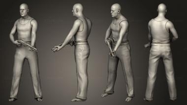 Figurines of people bruce forest 3d model