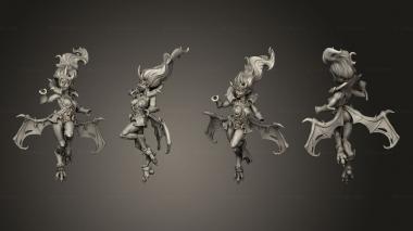 Figurines of people BTB Hero Jezebeth vampire wings ps 3d model
