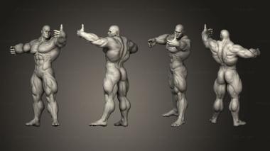 Figurines of people Bodybuilder Figures Bodybuilder 3d model