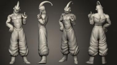 Figurines of people buu dragon ball xenoverse 3d model
