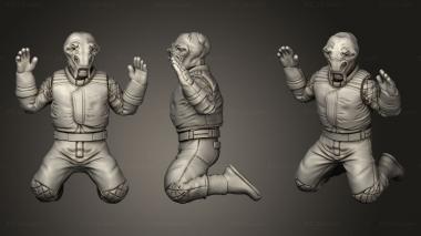 Figurines of people Captured Combatant ectives prisoner 3d model
