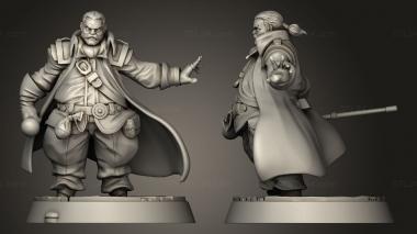 Figurines of people Carpenters Guild Masters Lumberjacks 3d model