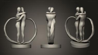Figurines of people Casal Namorados Infinito 3d model