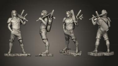 Figurines of people CASEY JONES 3d model