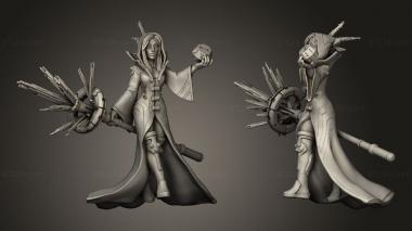 Figurines of people jaina the nanowizard 3d model