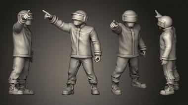 Figurines of people mr two 3d model