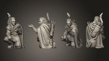 Figurines of people Characters Elf RANGER var 3d model