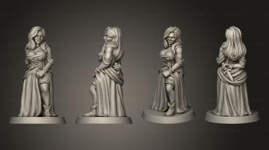 Figurines of people HARLOT 3d model