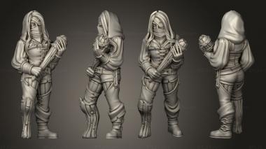 Figurines of people HUMAN BANDIT MASK 3d model