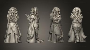 Figurines of people ILLUSIONIST 3d model