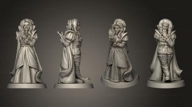 Figurines of people ILLUSIONIST 3d model