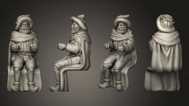 Figurines of people MERCHANT 3d model