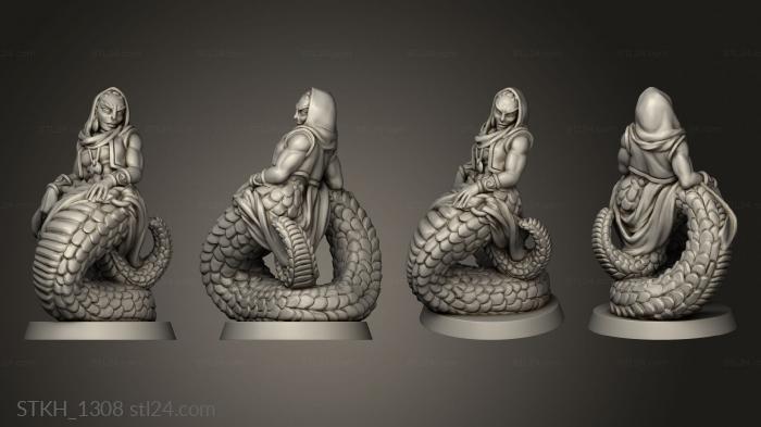 Figurines of people (NAGA AUG, STKH_1308) 3D models for cnc