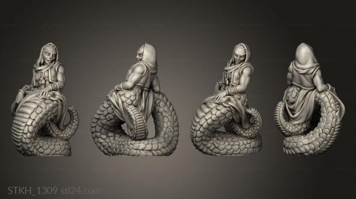 Figurines of people (NAGA, STKH_1309) 3D models for cnc