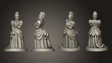 Figurines of people NOBLE WOMAN VVM 3d model