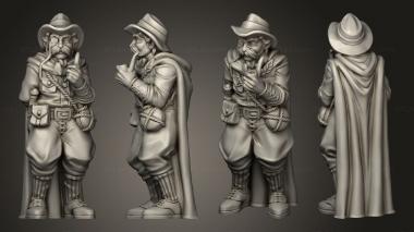 Figurines of people Old EXPLORER 3d model