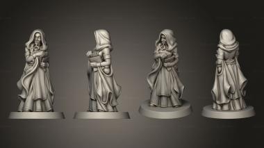 Figurines of people PAMPHLET LADY VARIANT 3d model