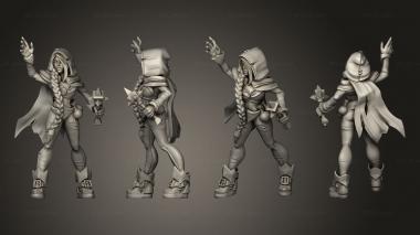 Figurines of people Pirates mage 3d model