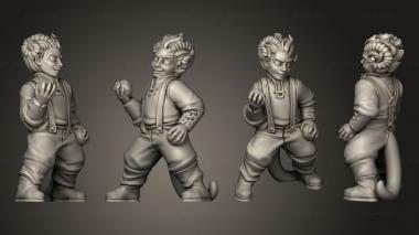 Figurines of people ROCK KID TIEFLING BOY 3d model