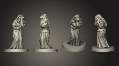 Figurines of people SUSPECTED WITCH MAR 3d model