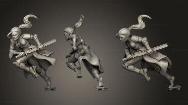 Figurines of people yubari 3d model