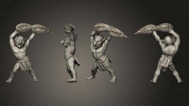 Figurines of people Cheerleaders gobelins 3d model