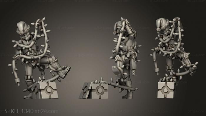 Figurines of people (Christmas Stormtrooper, STKH_1340) 3D models for cnc