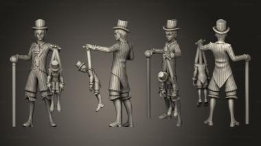 Figurines of people City Dreams Puppeteer Ethan Controlling 3d model