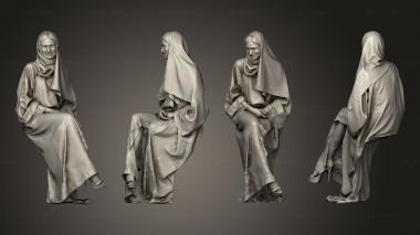 Figurines of people Civil pie brazos cruzados 3d model