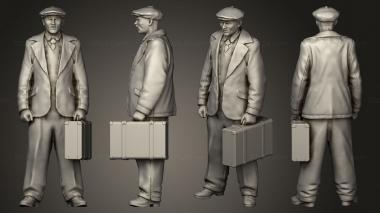 Figurines of people people 3d model