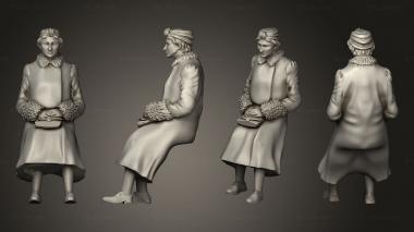 Figurines of people people 3d model