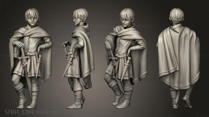 Figurines of people (Brinnth Adolescent Thief, STKH_1394) 3D models for cnc
