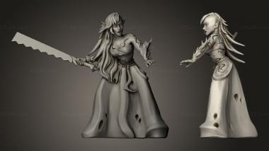 Figurines of people Leased Renfort Mandragore 3d model