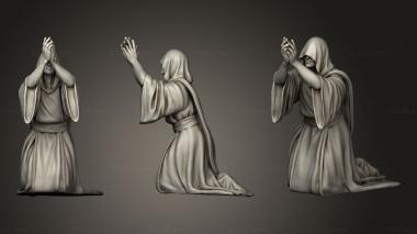 Figurines of people Cult Elder Gods Ritual 3d model