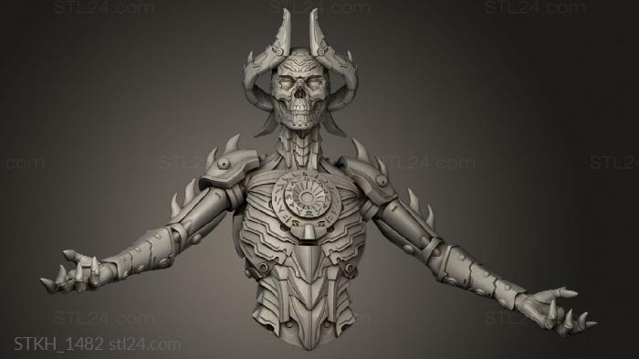 Figurines of people (Damn Nation Infernal Battlesuit, STKH_1482) 3D models for cnc