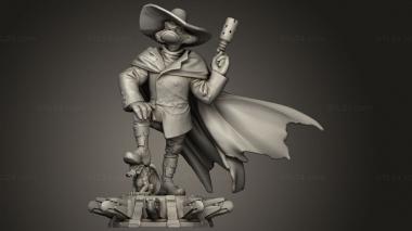 Figurines of people DARKWING DUCK DOCK 3d model