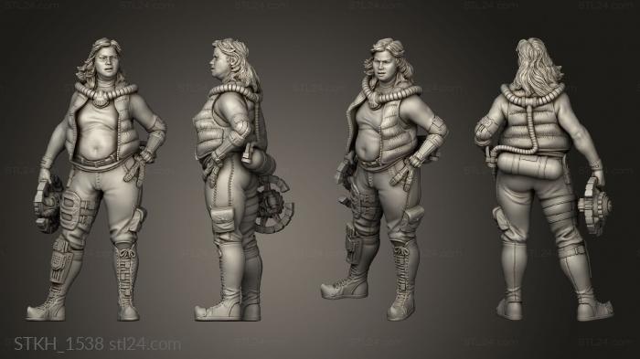 Figurines of people (Dangerdawg Murphy, STKH_1538) 3D models for cnc