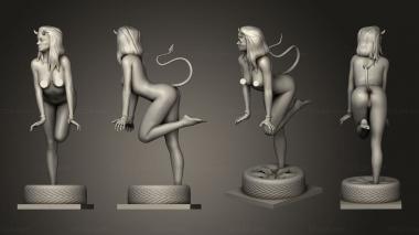 Figurines of people Devil Car Demon 3d model