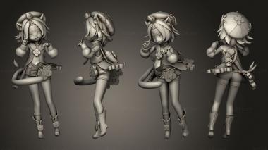 Figurines of people Diona 3d model