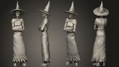 Figurines of people Discworld Granny Weatherwax 3d model