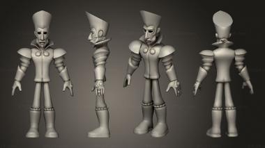 Figurines of people DISNEY ali time 3d model