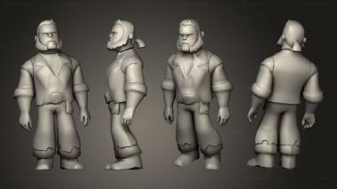 Figurines of people DISNEY Mr Gibbs 3d model