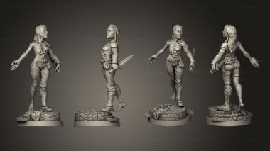 Figurines of people Doppelganger 3d model