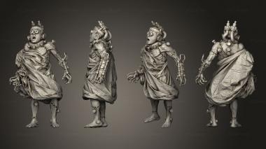 Figurines of people Cyber patients Patient 3d model
