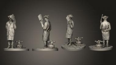 Figurines of people Richler Mad Scientist 3d model
