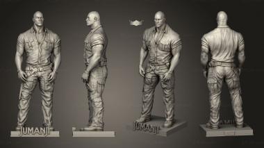 Figurines of people bravestone dwayne johnson 3d model