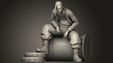 Figurines of people Draken Tokyo Revengers 3d model