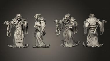 Figurines of people Unholy prist 3d model